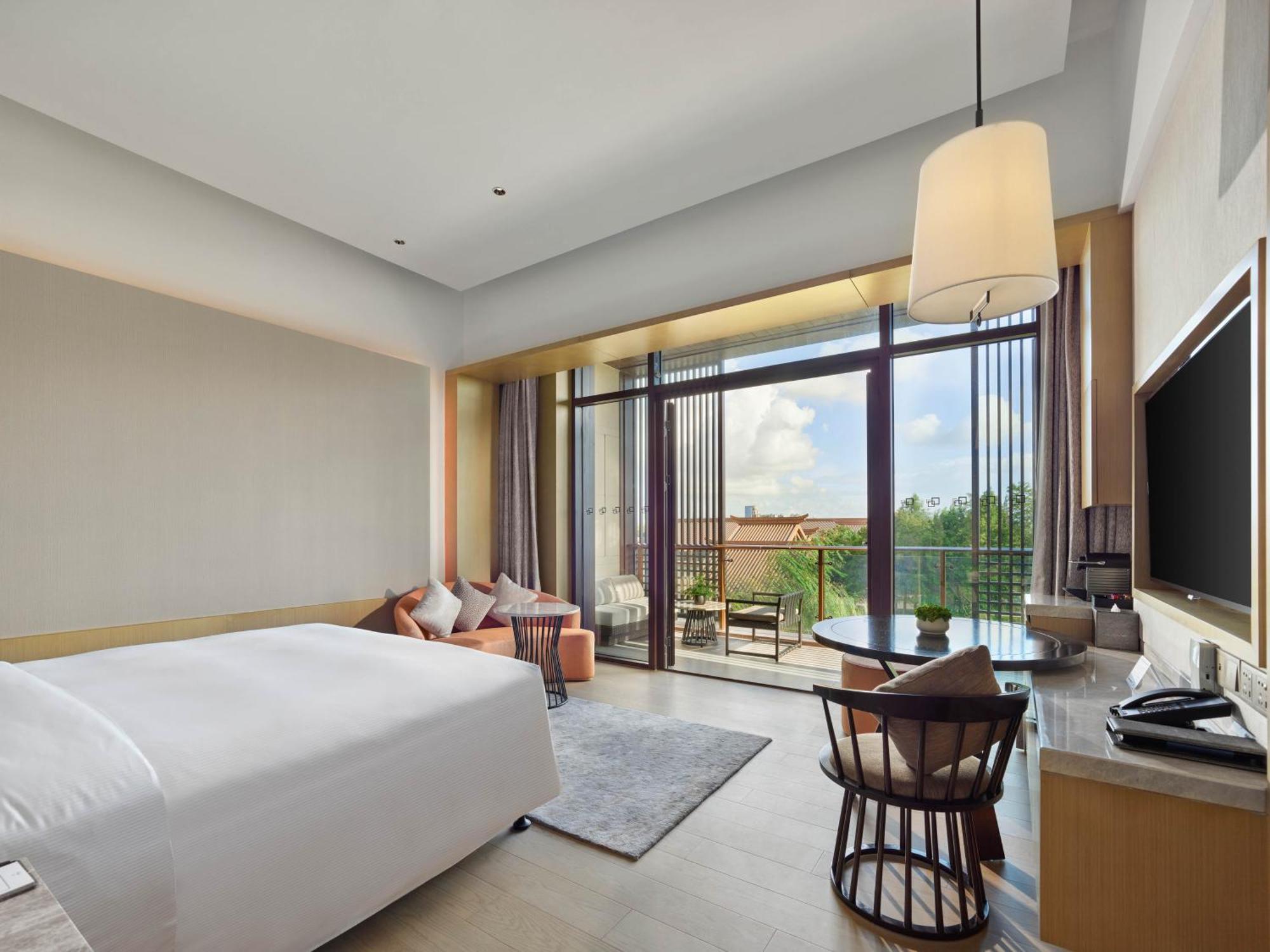Hilton Shanghai Songjiang Guangfulin Esterno foto